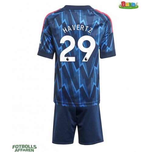 Arsenal Kai Havertz #29 Bortaställ Barn 2025-26 Kortärmad (+ Korta byxor)